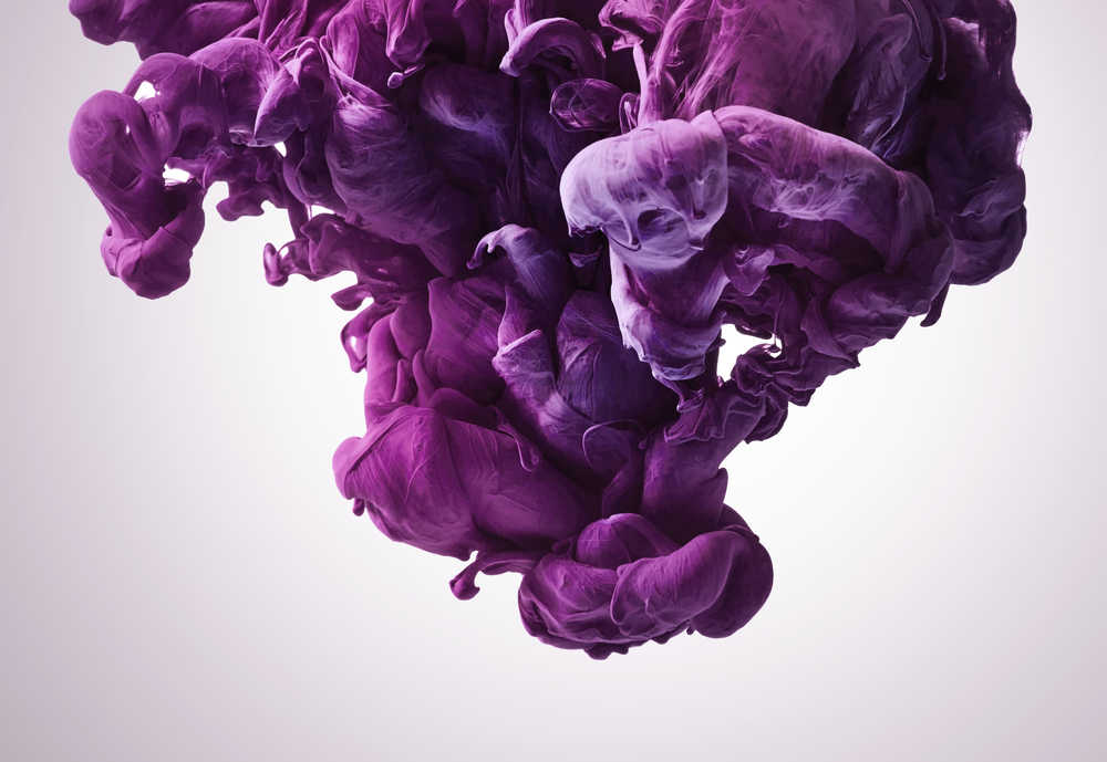 purple ink