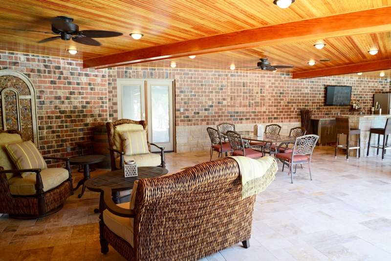 Sunset Hills Outdoor Addition Lounge Area