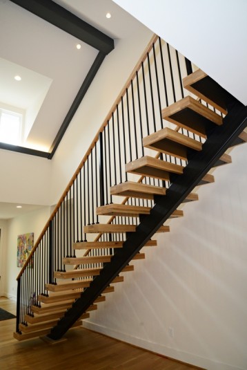 Laurel Farmhouse Open Staircase Design