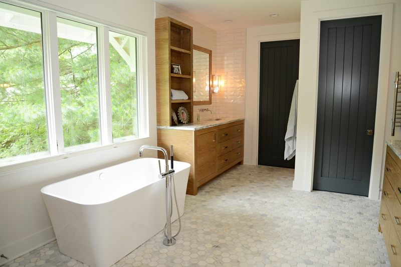 Laurel Farmhouse Master Bathroom Design