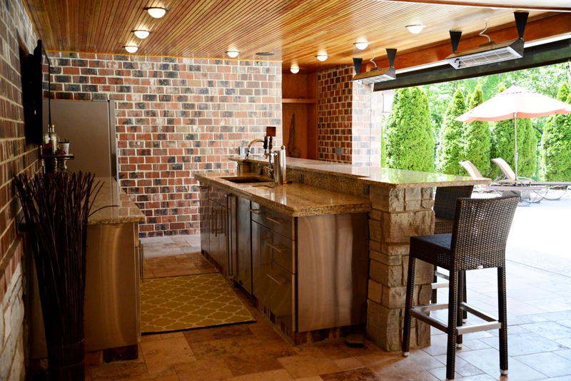 Sunset Hills Outdoor Addition Custom Bar