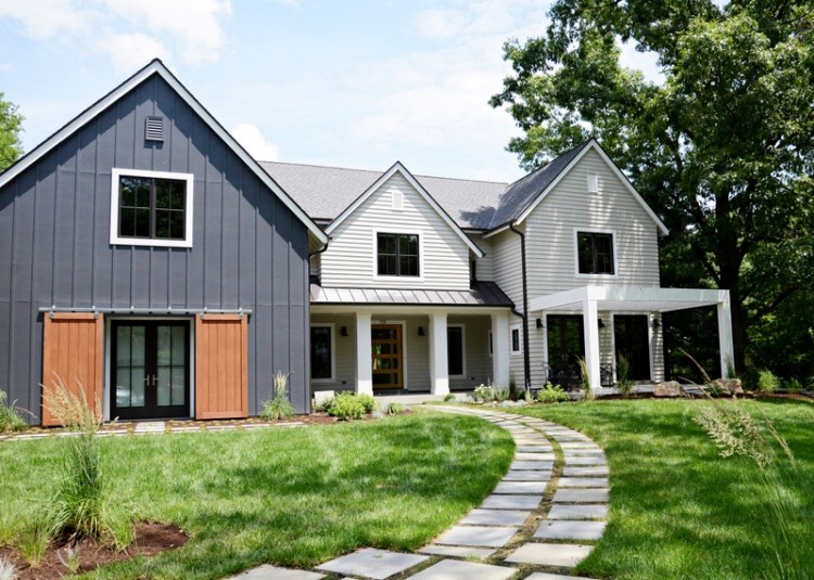 Laurel Farmhouse Front Elevation Architecture