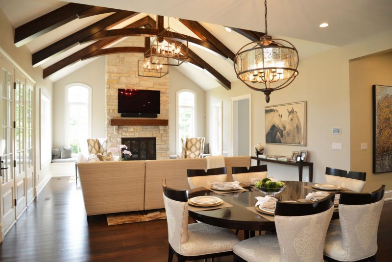 Bridleview Breakfast Room and Hearth Room Design