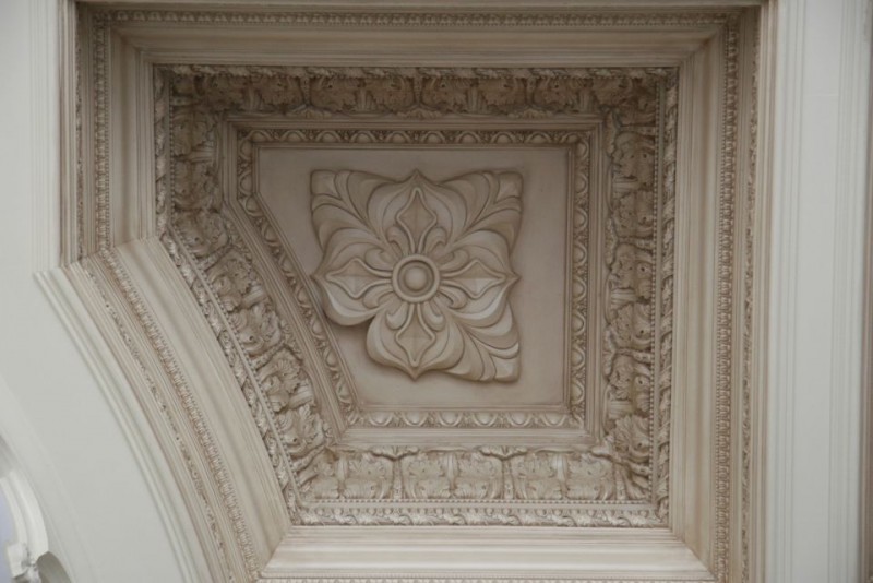 Deep Ceiling Coffer Detail - Monticello 