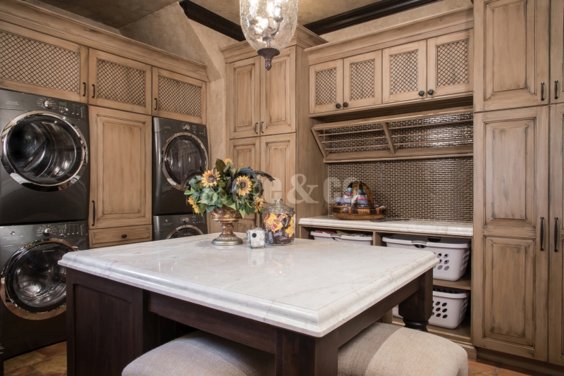 Custom laundry room design