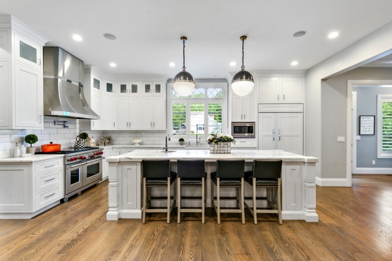 Gourmet kitchen interior architecture