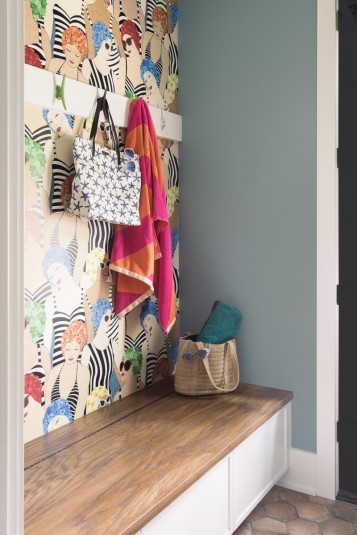 custom home mud room design