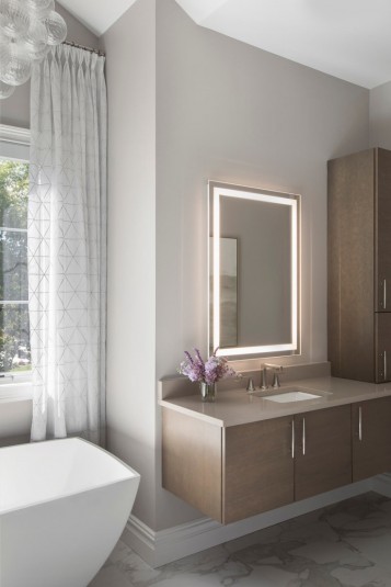 floating vanity bath design light