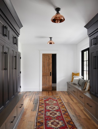 french country hallway