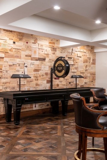 game room wall design