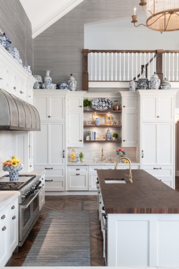 white cabinetry historic home kitchen design