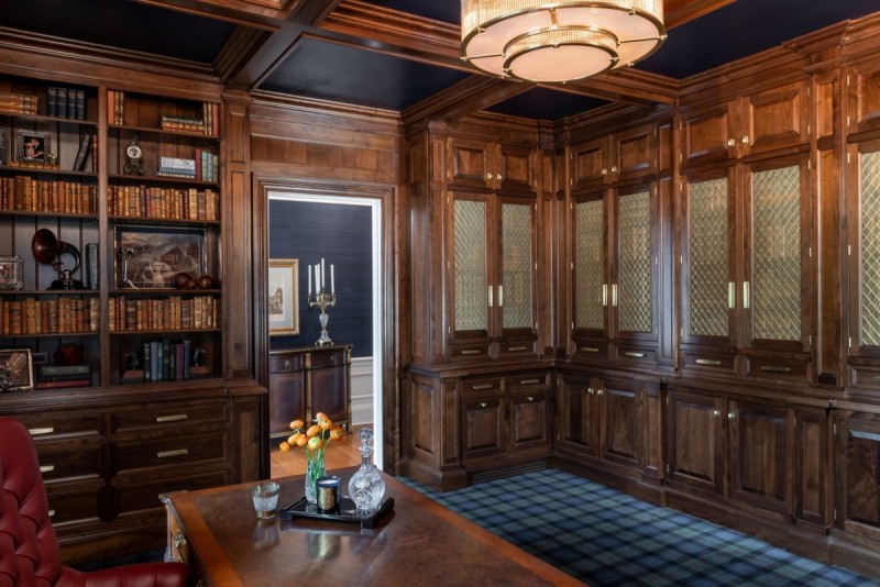 historic home office study interior design