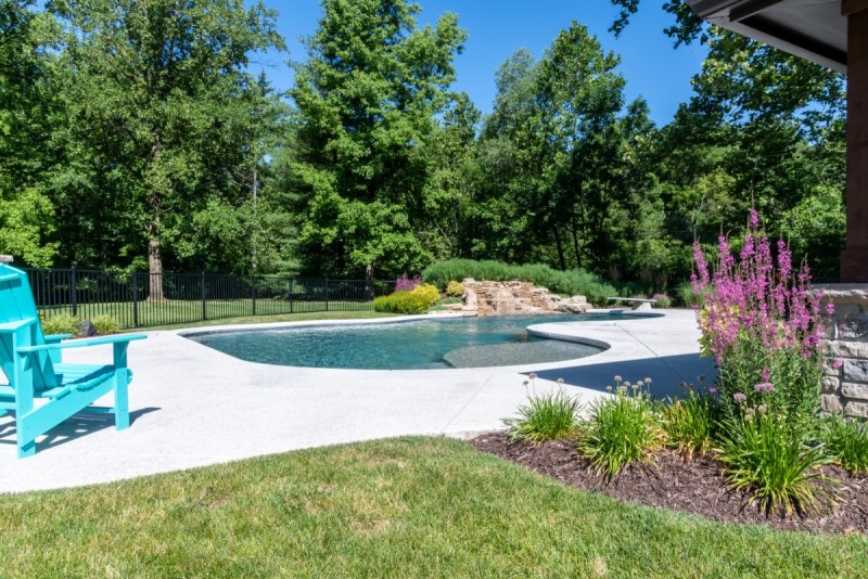 home design with custom pool