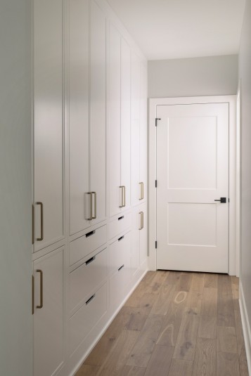 interior design home built in hall storage