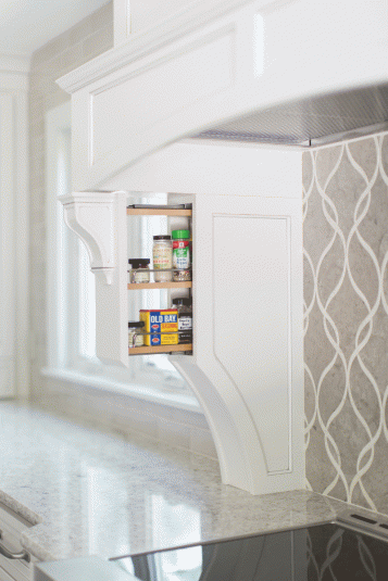 Kitchen Remodel pull out storage idea