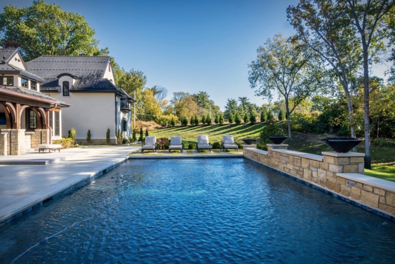 Custom pool deck design