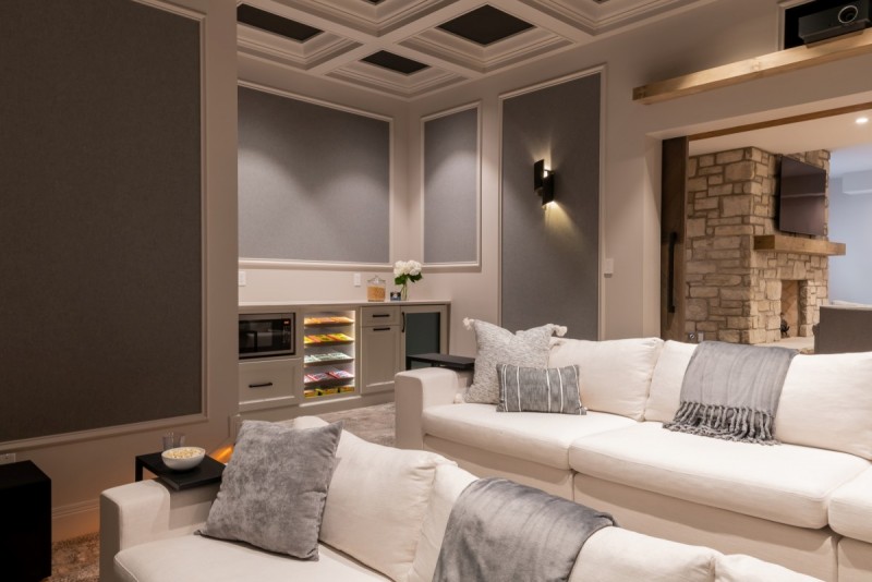 lower level home theater room design