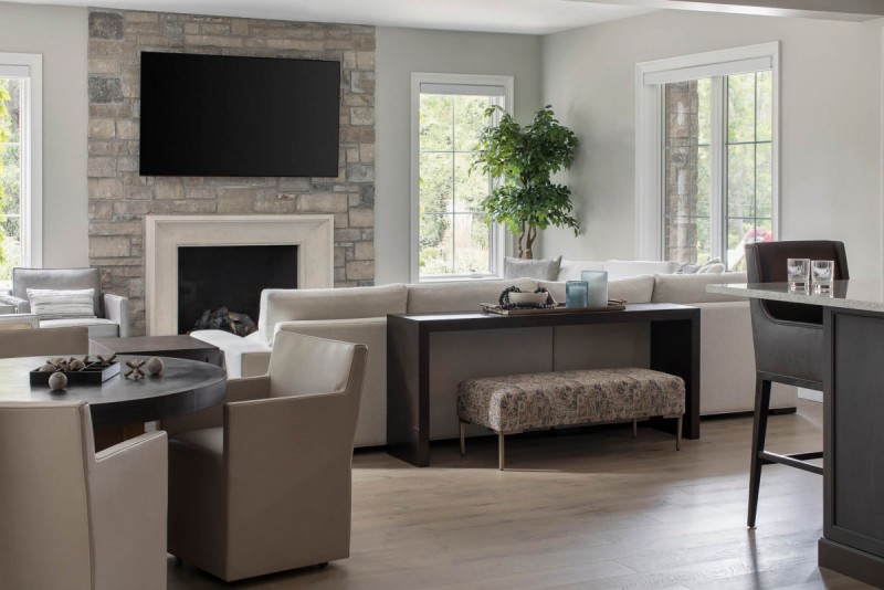 lower level lounge design