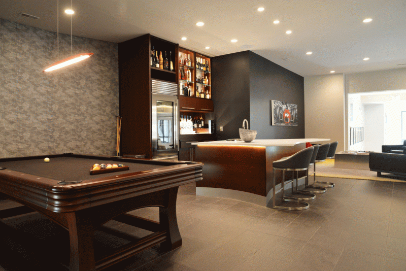 Luxury Car Garage Lounge Design