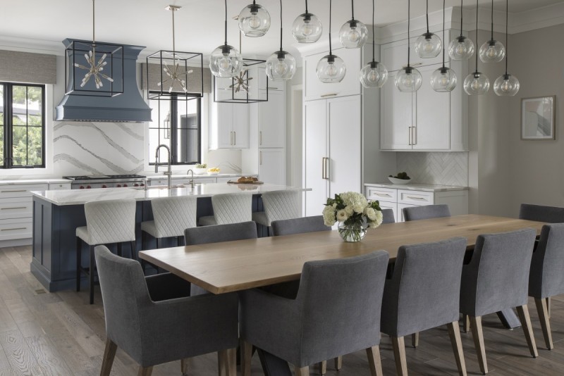 modern farmhouse kitchen dining design