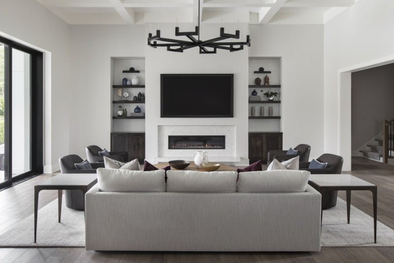 modern farmhouse multi gen family interior