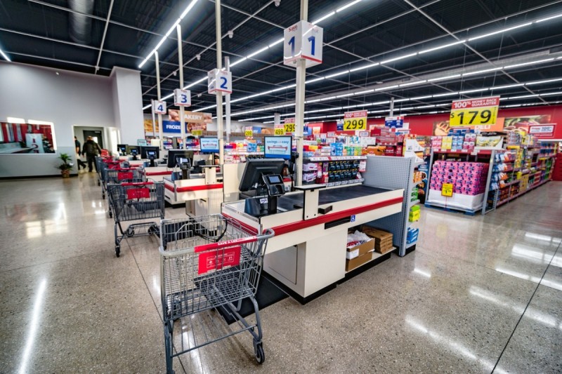 Save-A-Lot grocery store building interior architecture and design