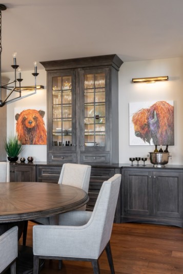 St Albans villa dining area design