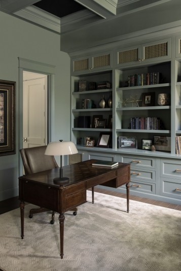 study built ins french country home design