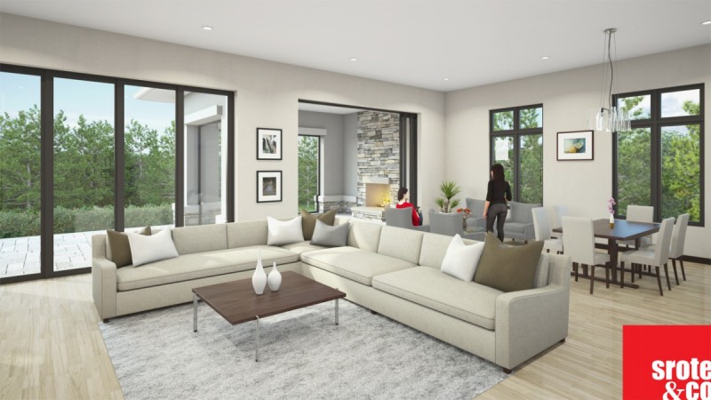 universal design home interior rendering