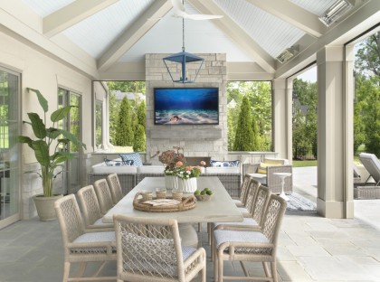 French Pool House