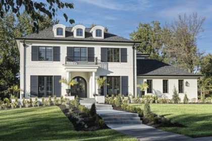 georgian style home architecture design in st louis missouri