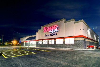 Save-A-Lot grocery store building architecture and design