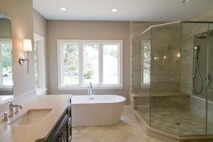 custom spec home master bath design