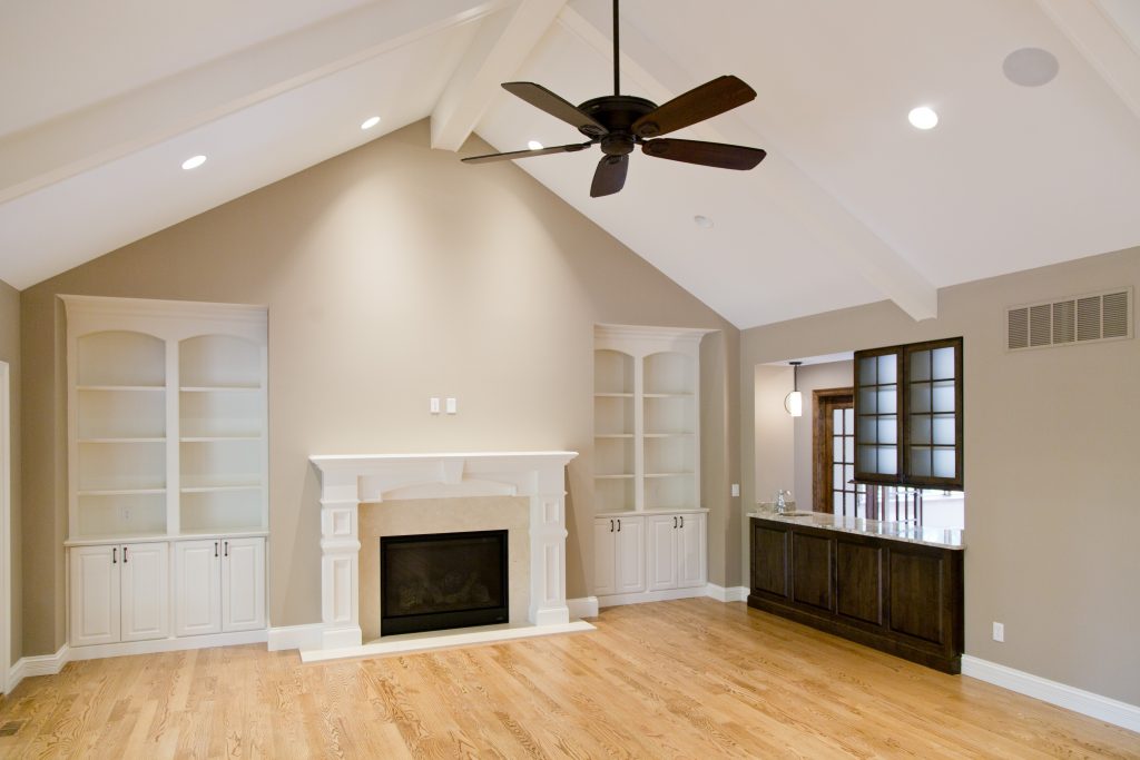 custom spec home living room design