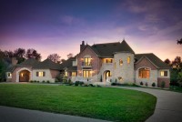 Stone and brick architectural home design in St Louis MO