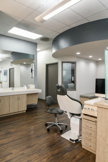 Bankhead Orthodontics dental office interior design remodel