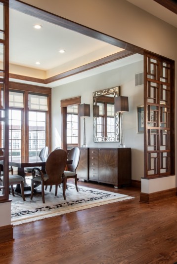 dining room with natural light