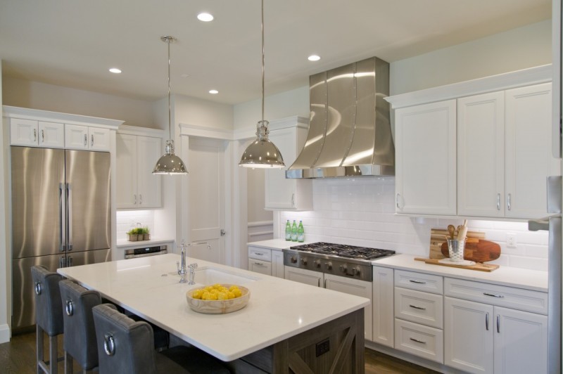 Interior design of cape cod style kitchen