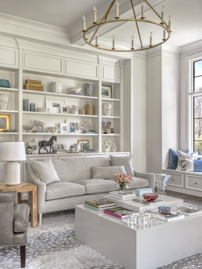 living room design of georgian style home